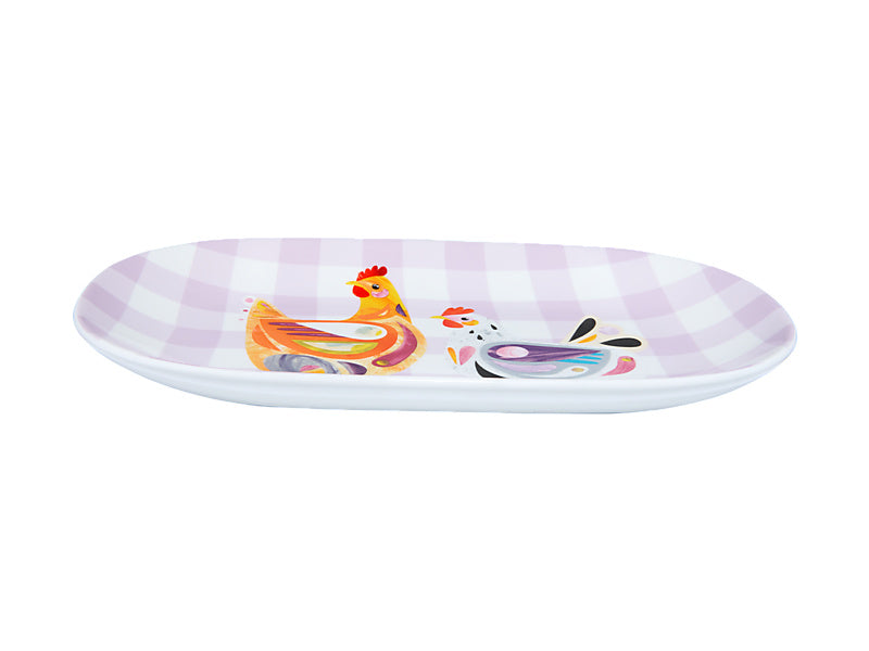 Pete Cromer Barn Friends Oblong Platter Chook Gift Boxed