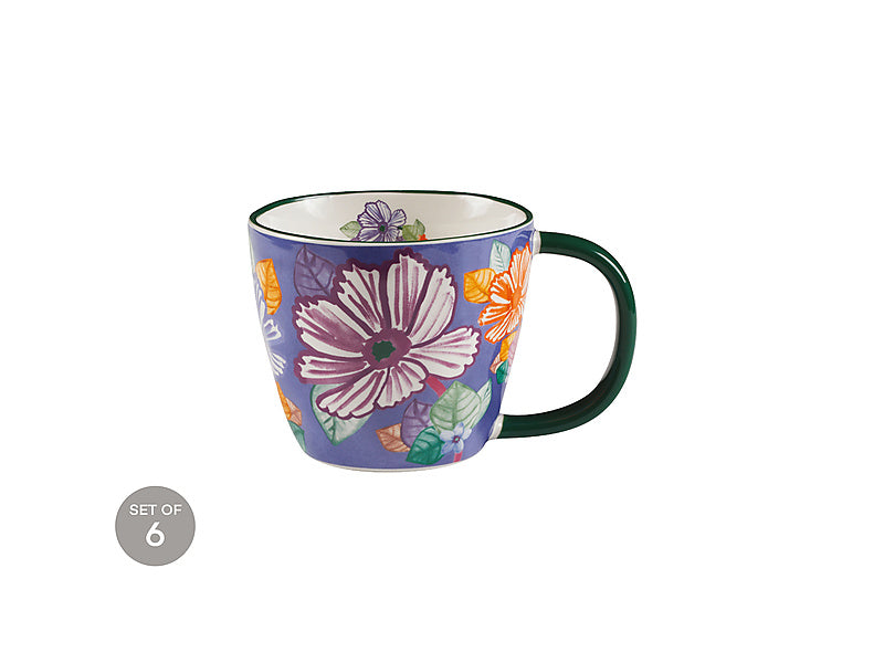 Poppy Love Conical Mug
