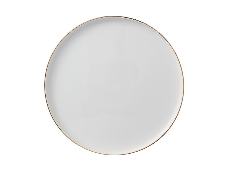 White Gold Footed Cake Stand Gift Boxed