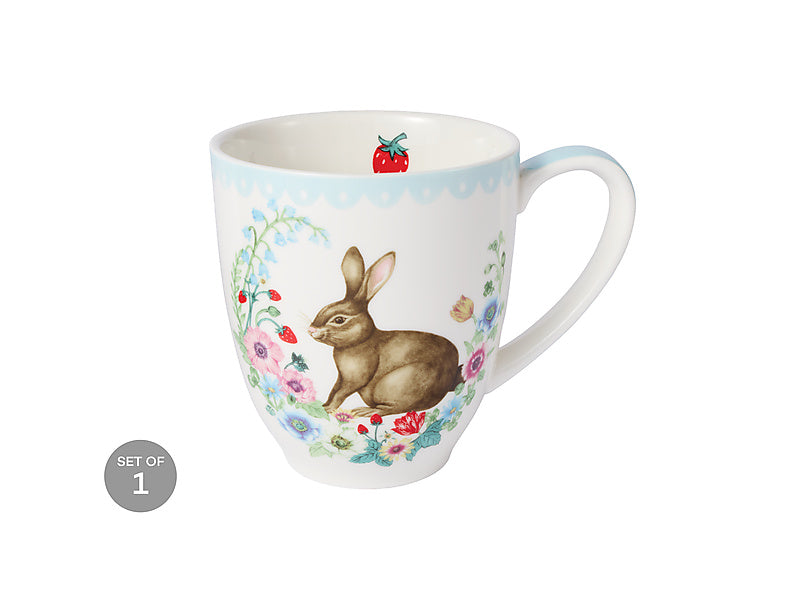 Clover & Cottontail Meadow Bunny Mug Gift Boxed