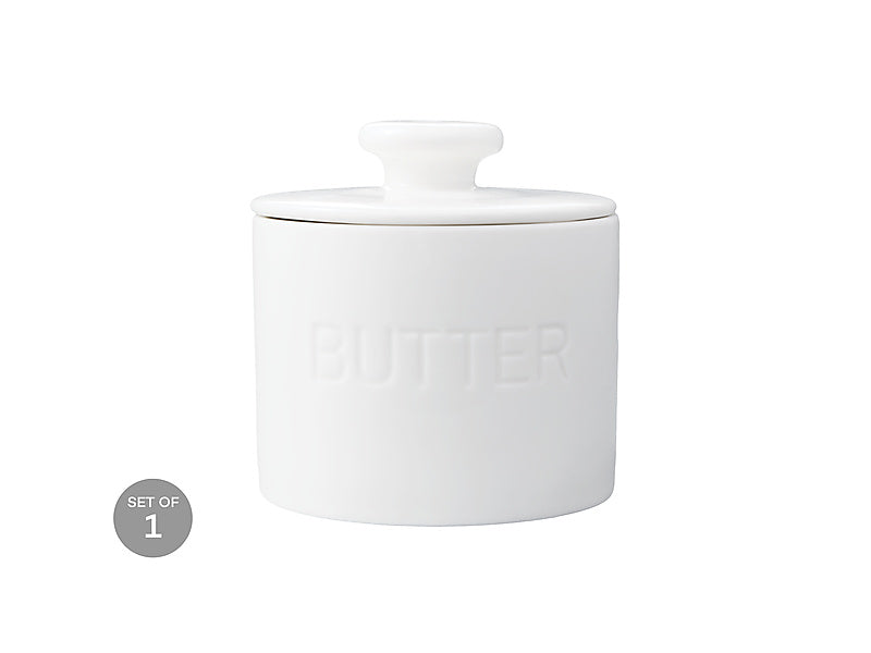 White Basics Butter Bell Gift Boxed