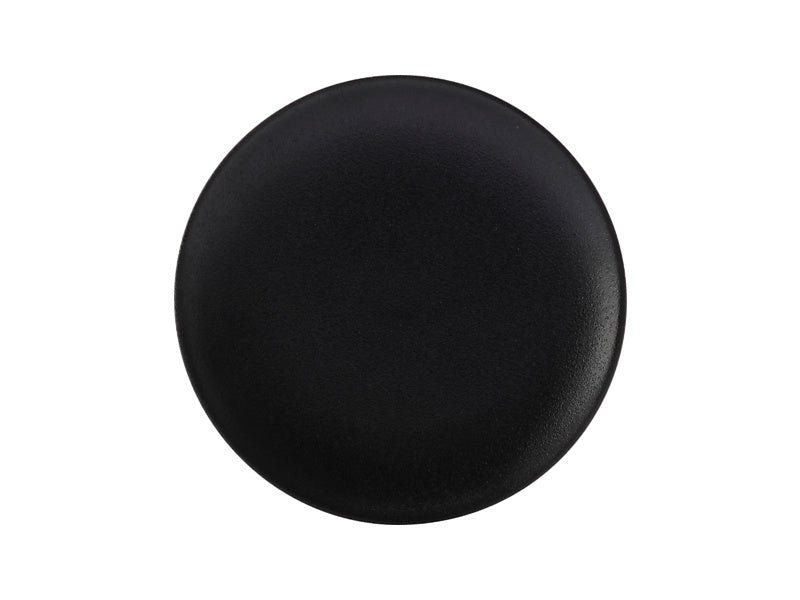 Caviar Coupe Plate 15cm Black