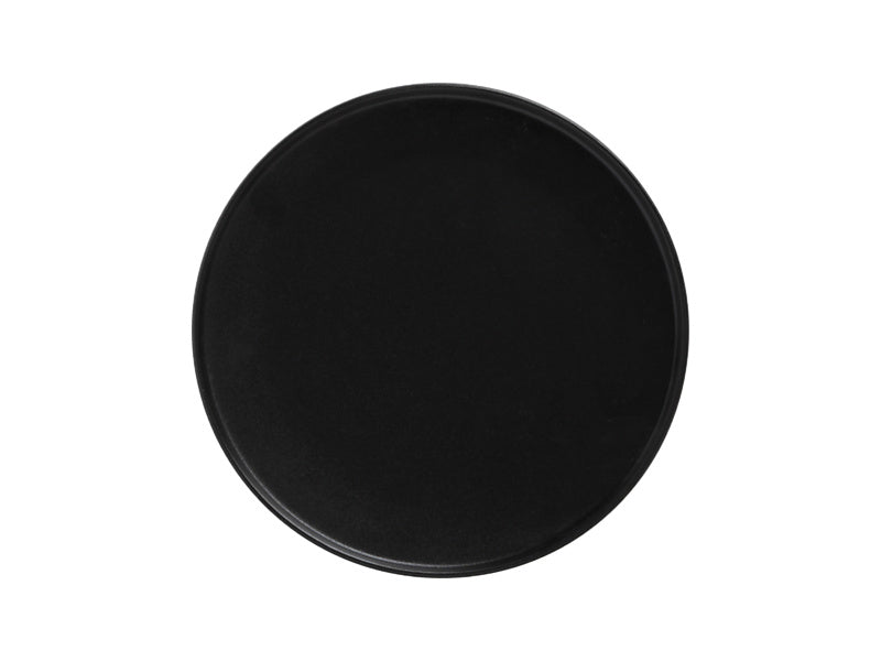 Caviar High Rim Plate 21cm Black