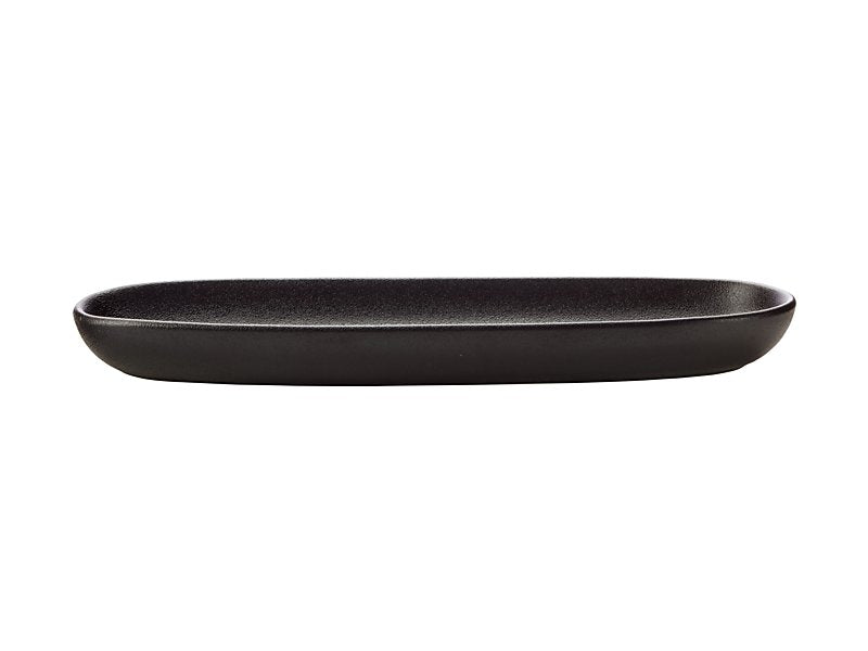 Caviar Oblong Platter 30x9cm Black
