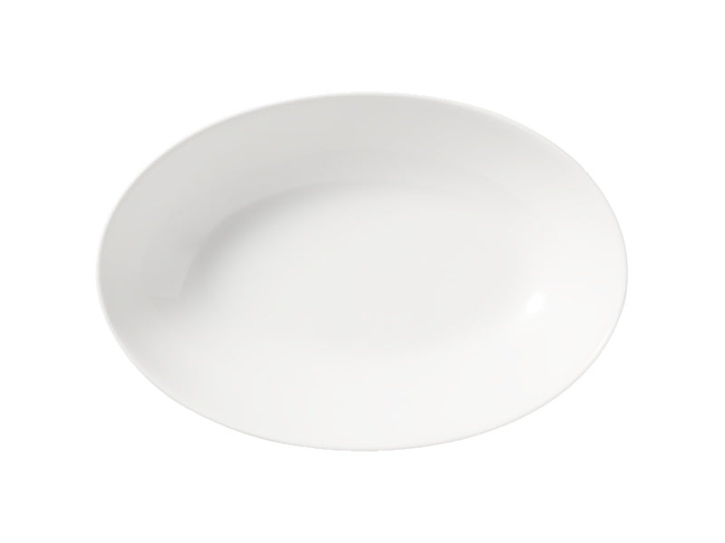 White Basics Oval Bowl 25x17cm