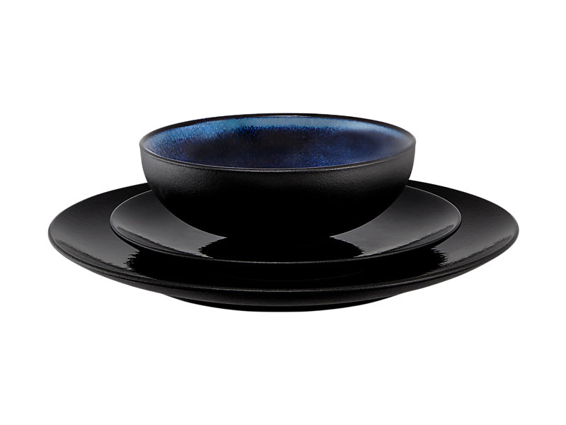 Caviar Midnight Coupe Dinner Set 12pc Gift Boxed