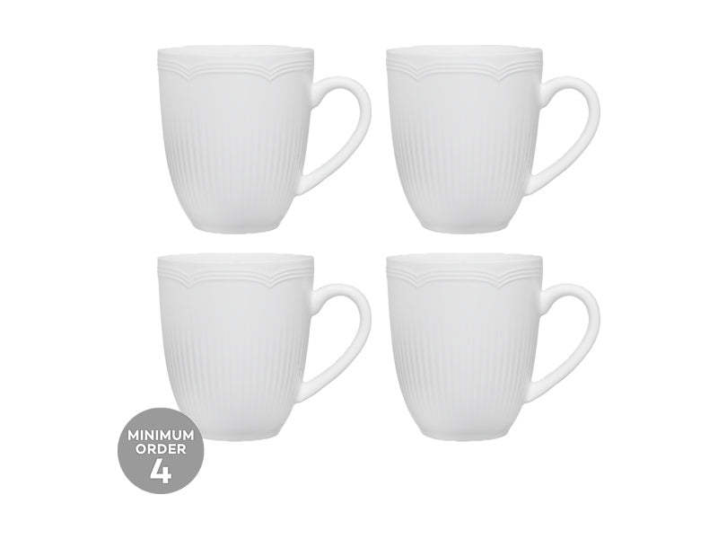 White Basics Rococo Coupe Mug