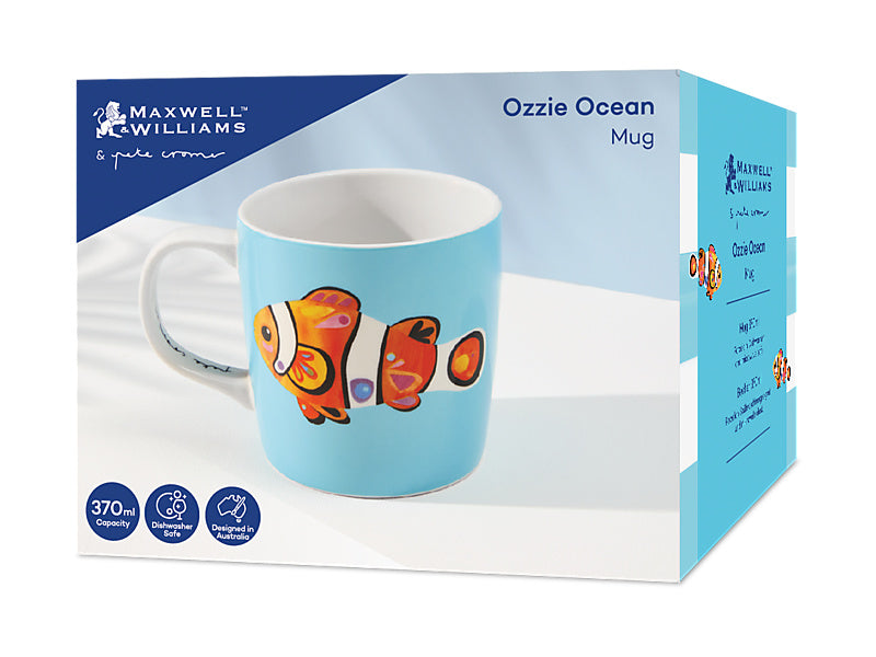 Pete Cromer Ozzie Ocean Mug Clown Fish Gift Boxed