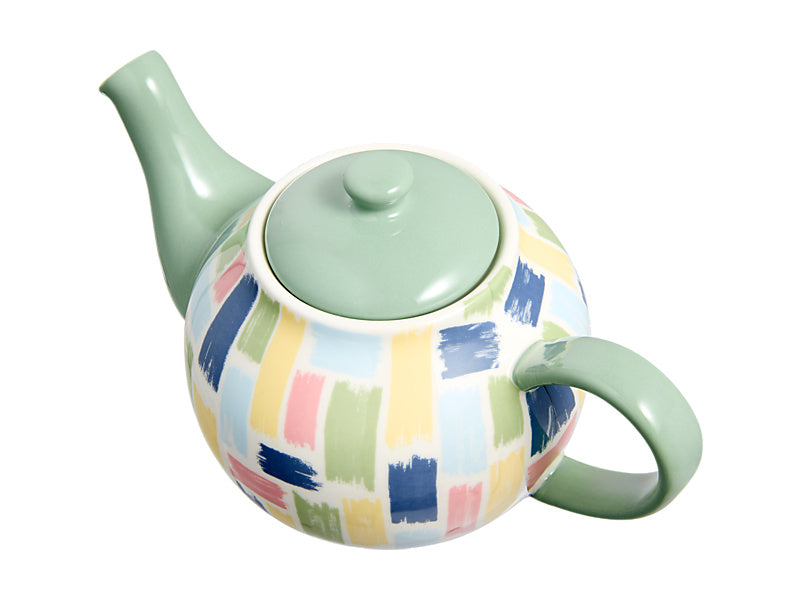 Olde English Teapot Brush Stroke Gift Boxed