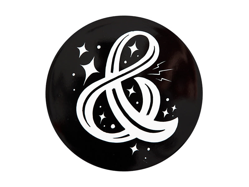The Letterettes Ceramic Round Coaster 10.5cm "&" Gift Boxed