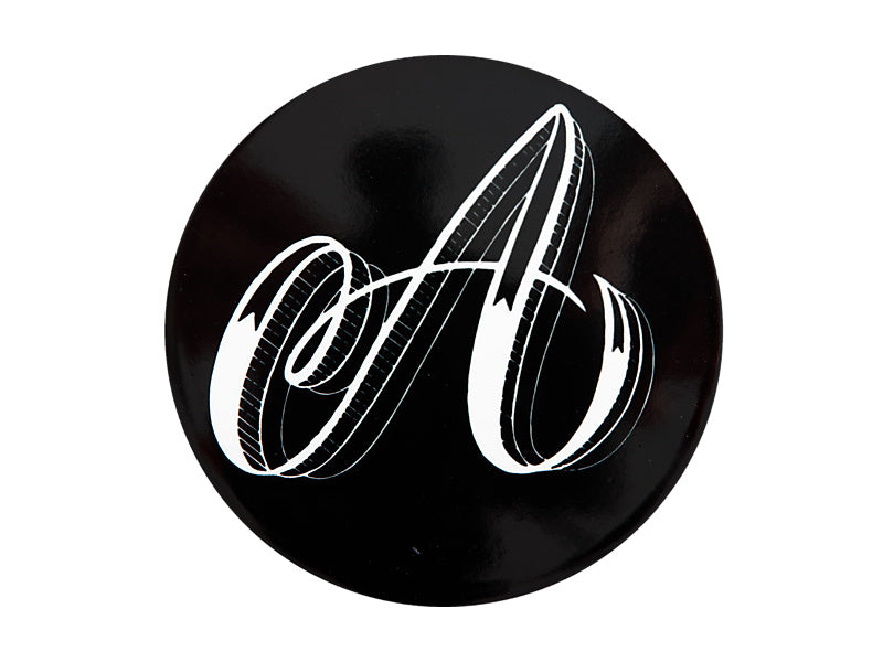 The Letterettes Ceramic Round Coaster 10.5cm "A" Gift Boxed