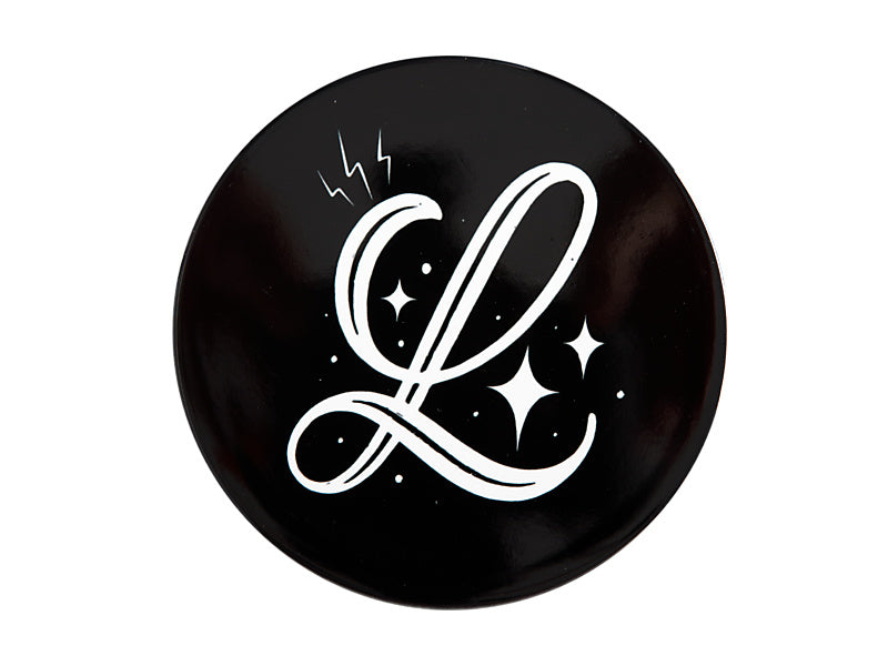 The Letterettes Ceramic Round Coaster 10.5cm "L" Gift Boxed