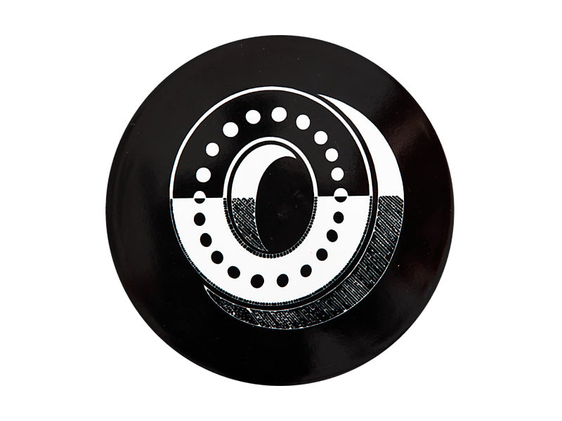 The Letterettes Ceramic Round Coaster 10.5cm "O" Gift Boxed