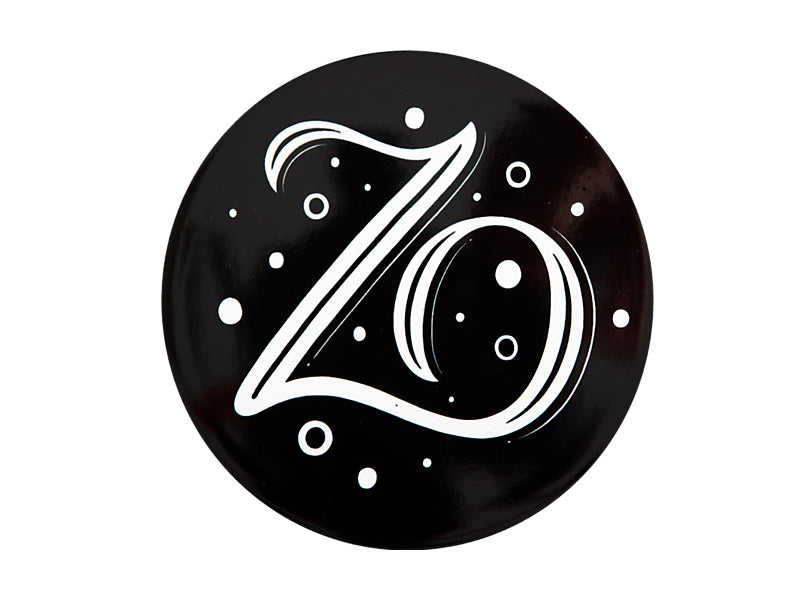 The Letterettes Ceramic Round Coaster 10.5cm "Z" Gift Boxed