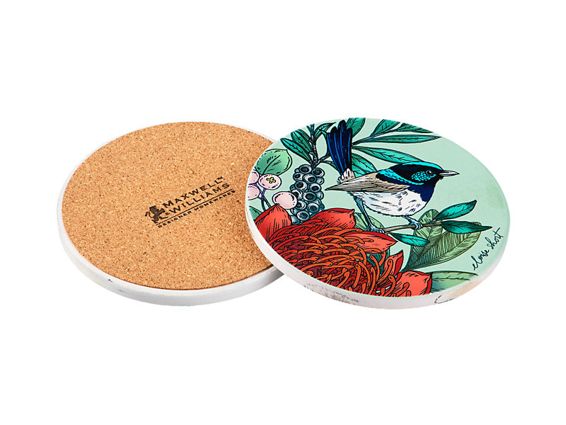 Eloise Short Native Grace Ceramic Coaster Set of 4 Assorted Gift Boxed