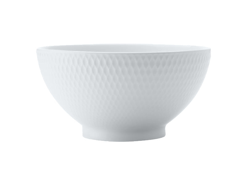 White Basics Diamonds Rice Bowl 10cm