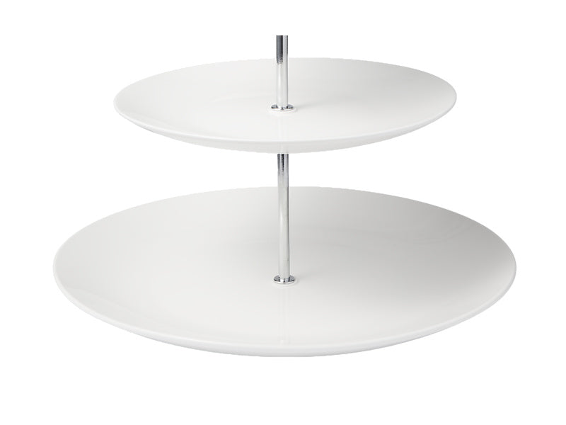 White Basics 3 Tiered Cake Stand Gift Boxed