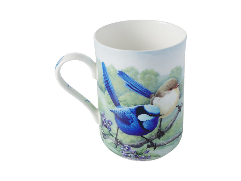 Birds of Australia KC 10yr Anniversary Mug 300ML Splendid Fairy Wren Gift Boxed