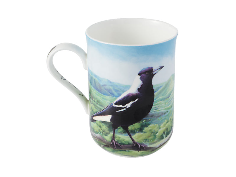 Birds of Australia KC 10yr Anniversary Mug 300ML Magpie Gift Boxed