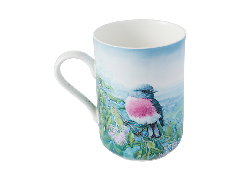 Birds of Australia KC 10yr Anniversary Mug 300ML Rose Robin Gift Boxed