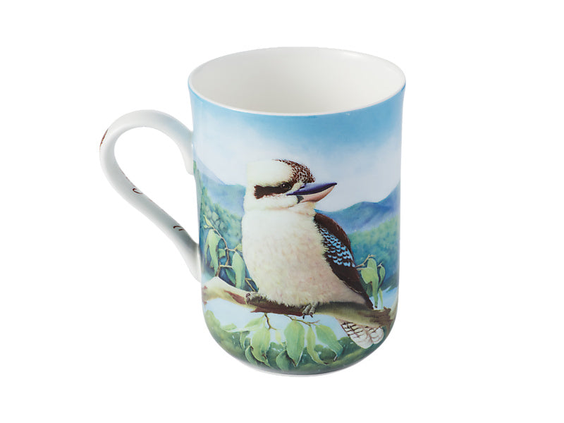 Birds of Australia KC 10yr Anniversary Mug 300ML Kookaburra Gift Boxed