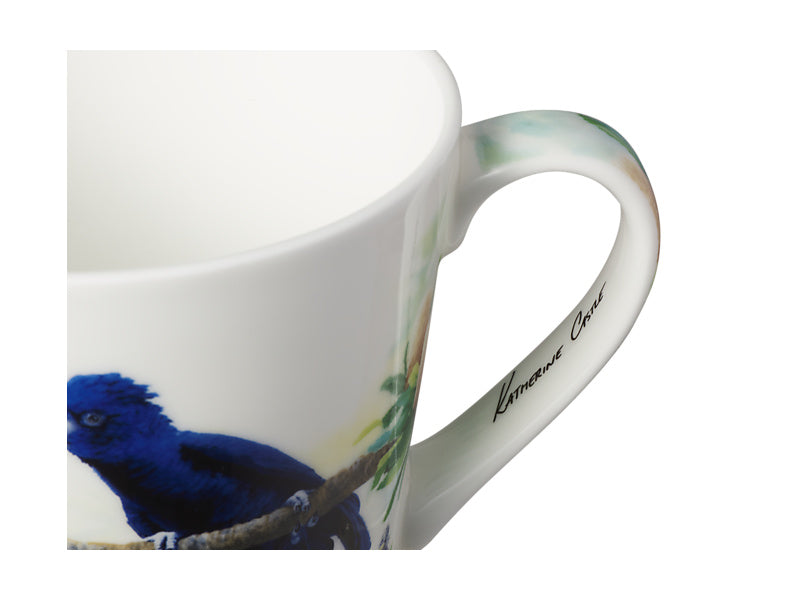 Katherine Castle Song of the South Mug Black Cockatoo Gift Boxed