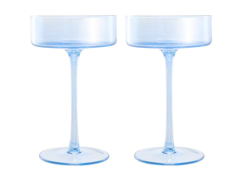Glamour Coupe Glass Set of 2 Gift Boxed