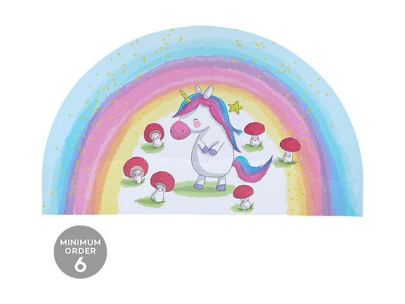 Jedda Robaard Magical Tales Placemat Unicorn Semi Circle