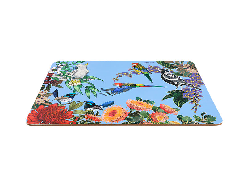 Eloise Short Native Grace Cork Back Placemat Set of 4 Gift Boxed