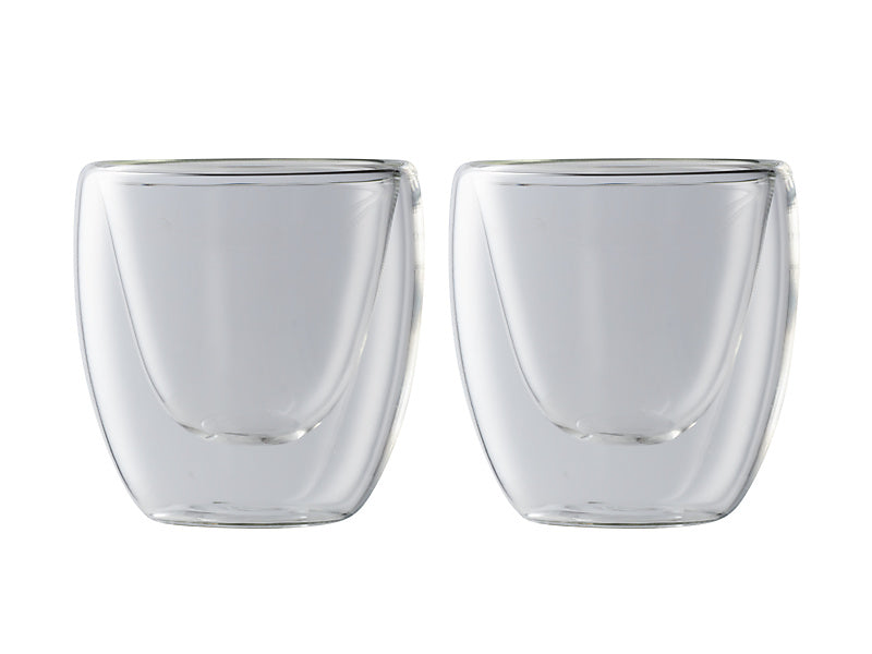 Blend Double Wall Espresso Cup 80ML Set of 2 Gift Boxed
