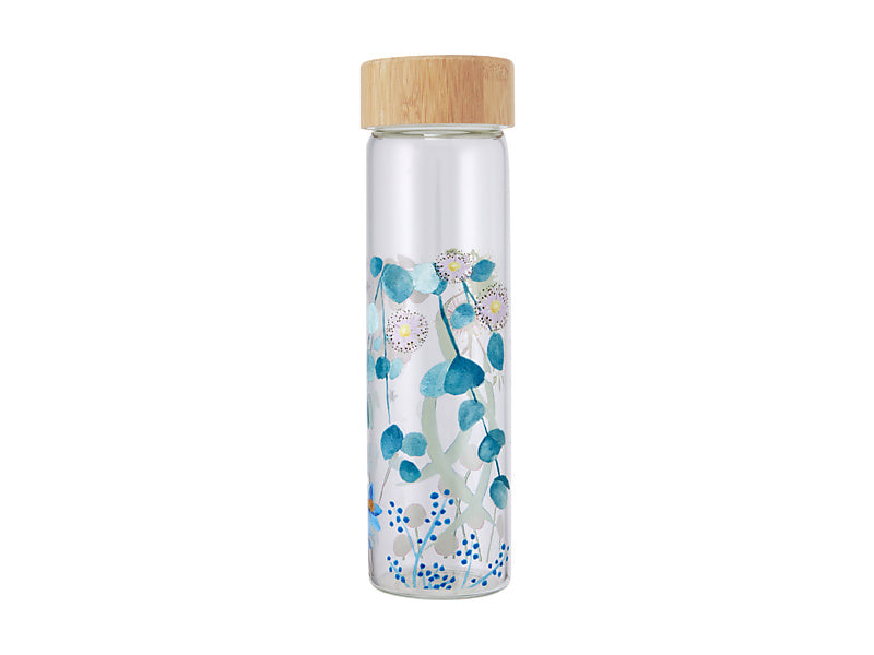 Royal Botanic Gardens Eucalyptus Bloom Glass Water Bottle