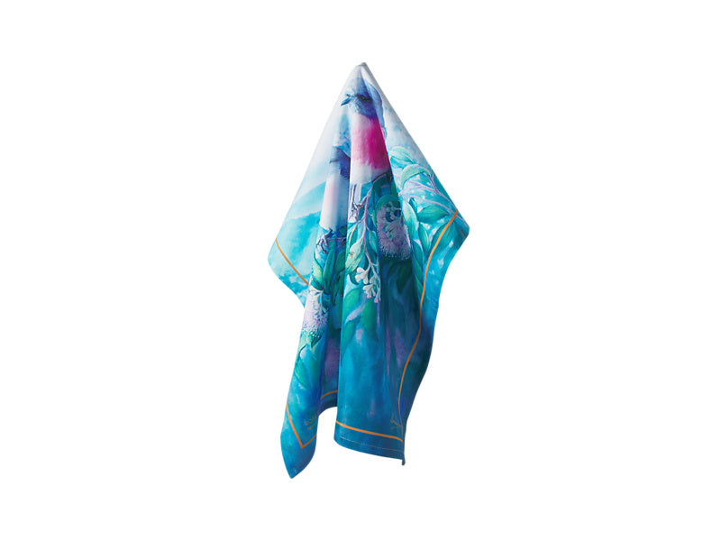 Birds of Australia KC 10yr Anniversary Tea Towel 50x70cm Splendid Fairy Wren