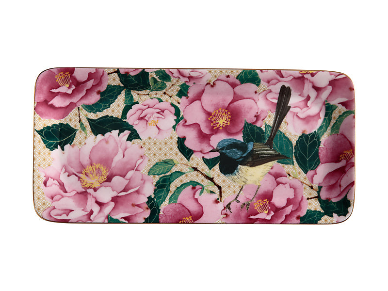 Teas & C's Silk Road Rectangle Platter 25x12cm Gift Boxed