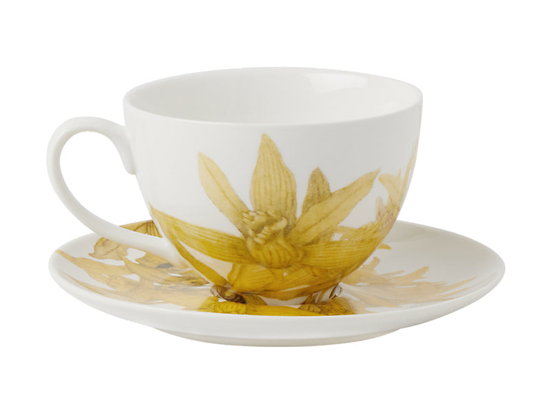 Royal Botanic Gardens Australian Orchids Cup & Saucer Gift Boxed