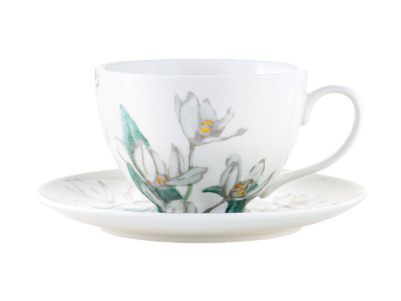 Royal Botanic Gardens Australian Orchids Cup & Saucer Gift Boxed