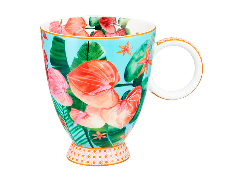 Teas & C's Tropicana Footed Mug Gift Boxed