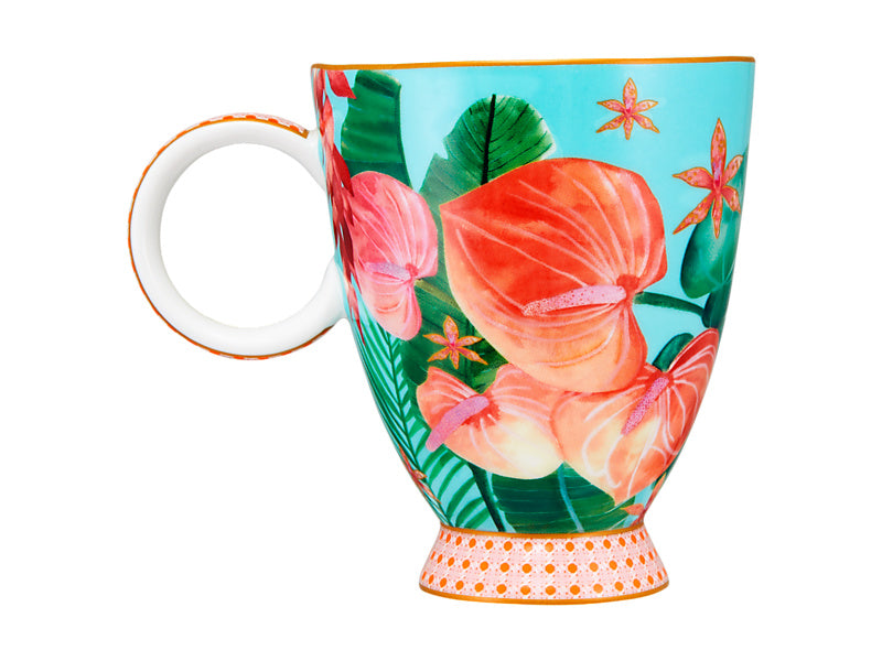 Teas & C's Tropicana Footed Mug Gift Boxed