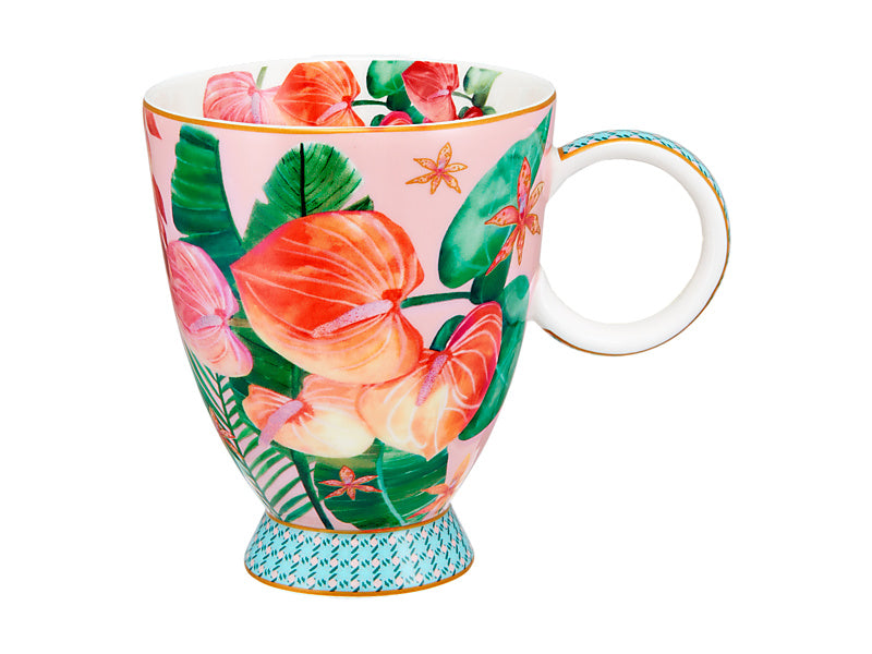 Teas & C's Tropicana Footed Mug Gift Boxed