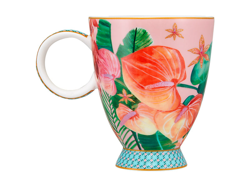 Teas & C's Tropicana Footed Mug Gift Boxed
