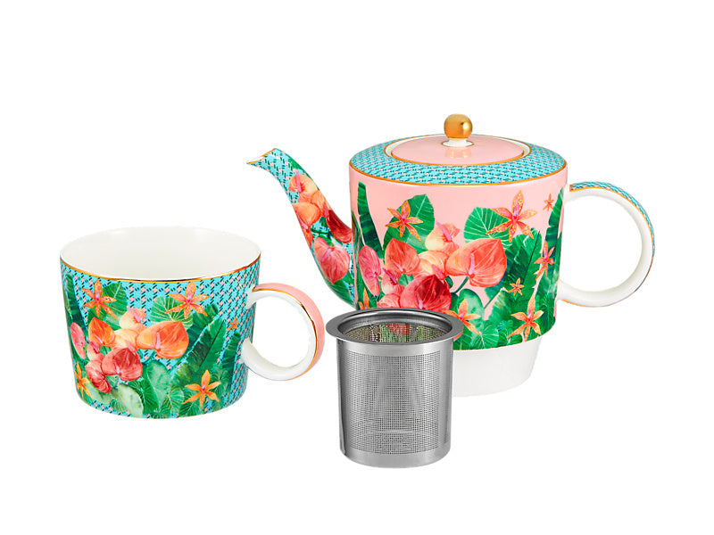 Teas & C's Tropicana Tea for One With Infuser Gift Boxed