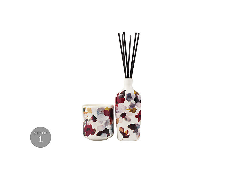 Prudence De Marchi Magnolia 180g Candle & Dif Set Gift Boxed