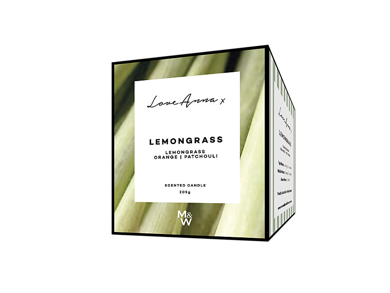 Kitchen Delights Fragrance Candle 205g Lemongrass Gift Boxed