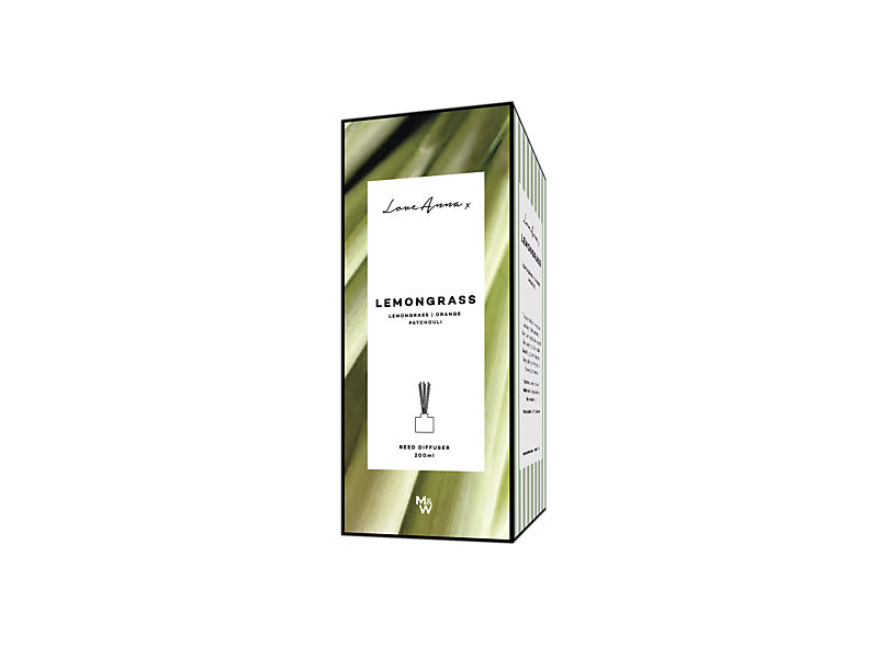 Kitchen Delights Diffuser Lemongrass Gift Boxed