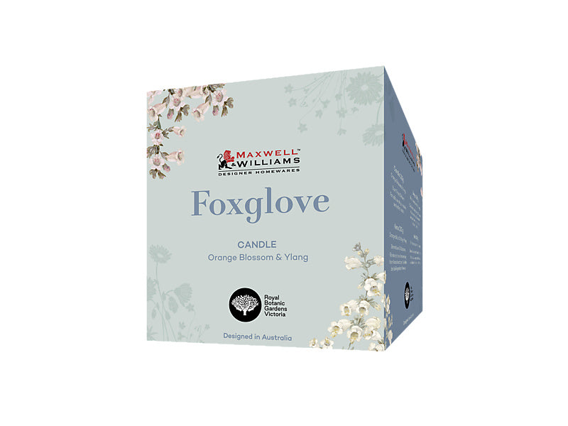 Royal Botanic Gardens Foxglove Fragrance Candle 230g Orange Blossom & Ylang Gift Boxed