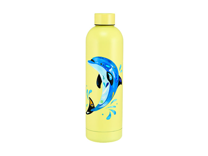 Pete Cromer Ozzie Ocean Double Wall Insulated Bottle Dolphin Gift Boxed