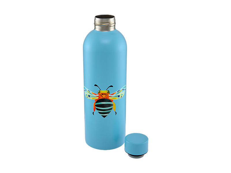 Pete Cromer Garden Party Double Wall Insulated Bottle Banded Bee Gift Boxed