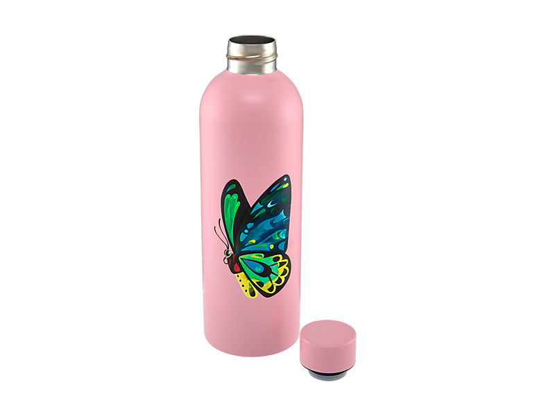 Pete Cromer Garden Party Double Wall Insulated Bottle Butterfly Gift Boxed