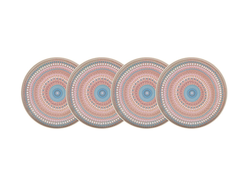 Lou Martin Uplift Melamine Plate 25.5x2 Set of 4