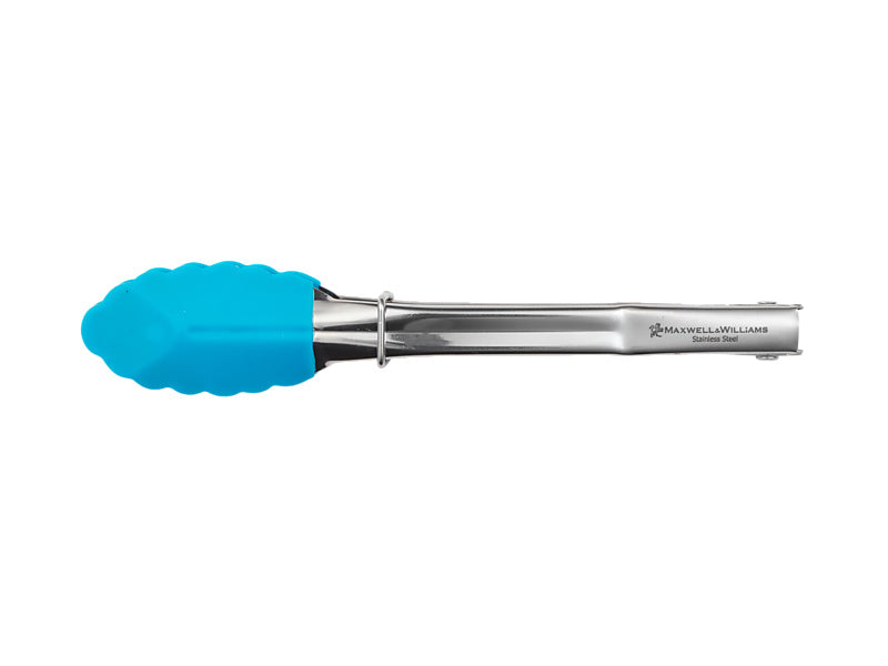 Grabbers Mini Tongs 18cm Silicone Sky