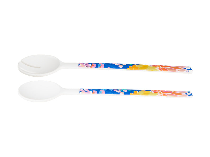 Sunburst Melamine Salad Servers Set of 2